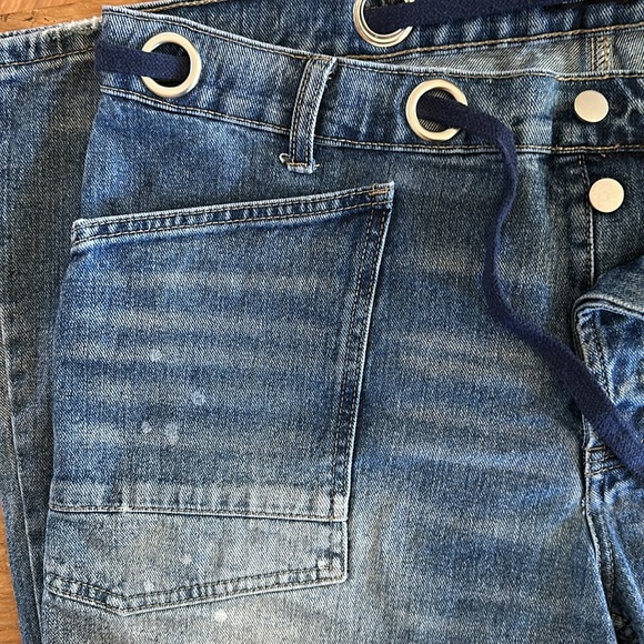 Flamingo Grommet Drawstring Jeans - Picture 6 of 10